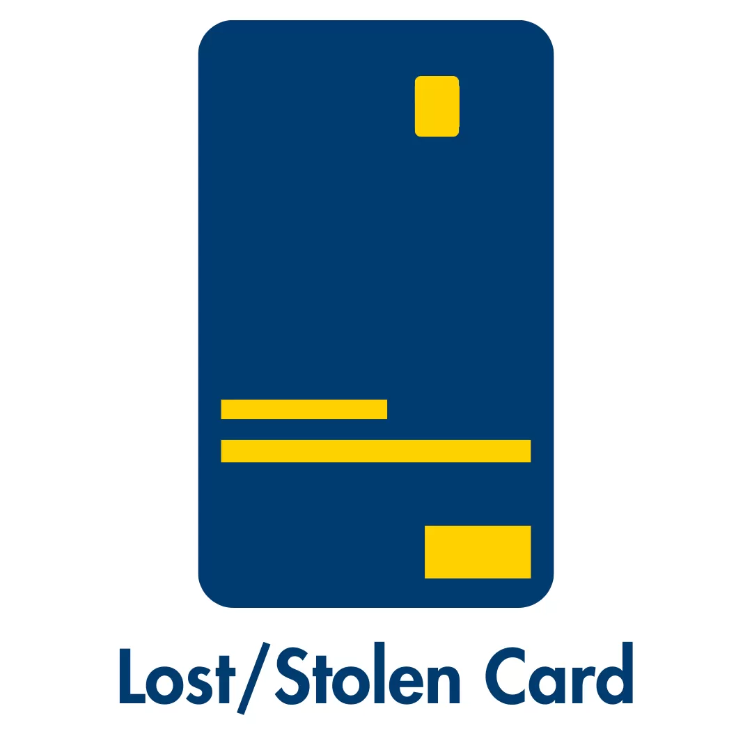 Lost or stolen card support